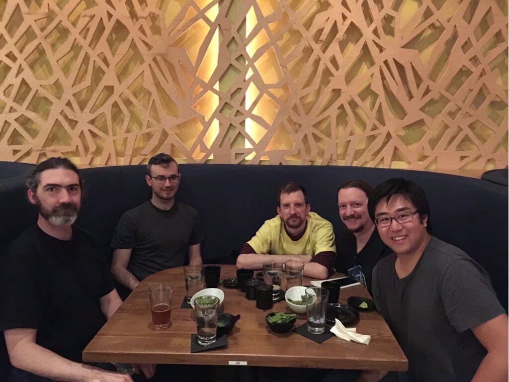 Eating out after KubeCon 2015